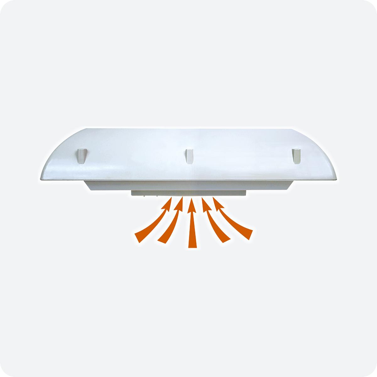 F2E new generation of Cabinet Top Ventilating Fan